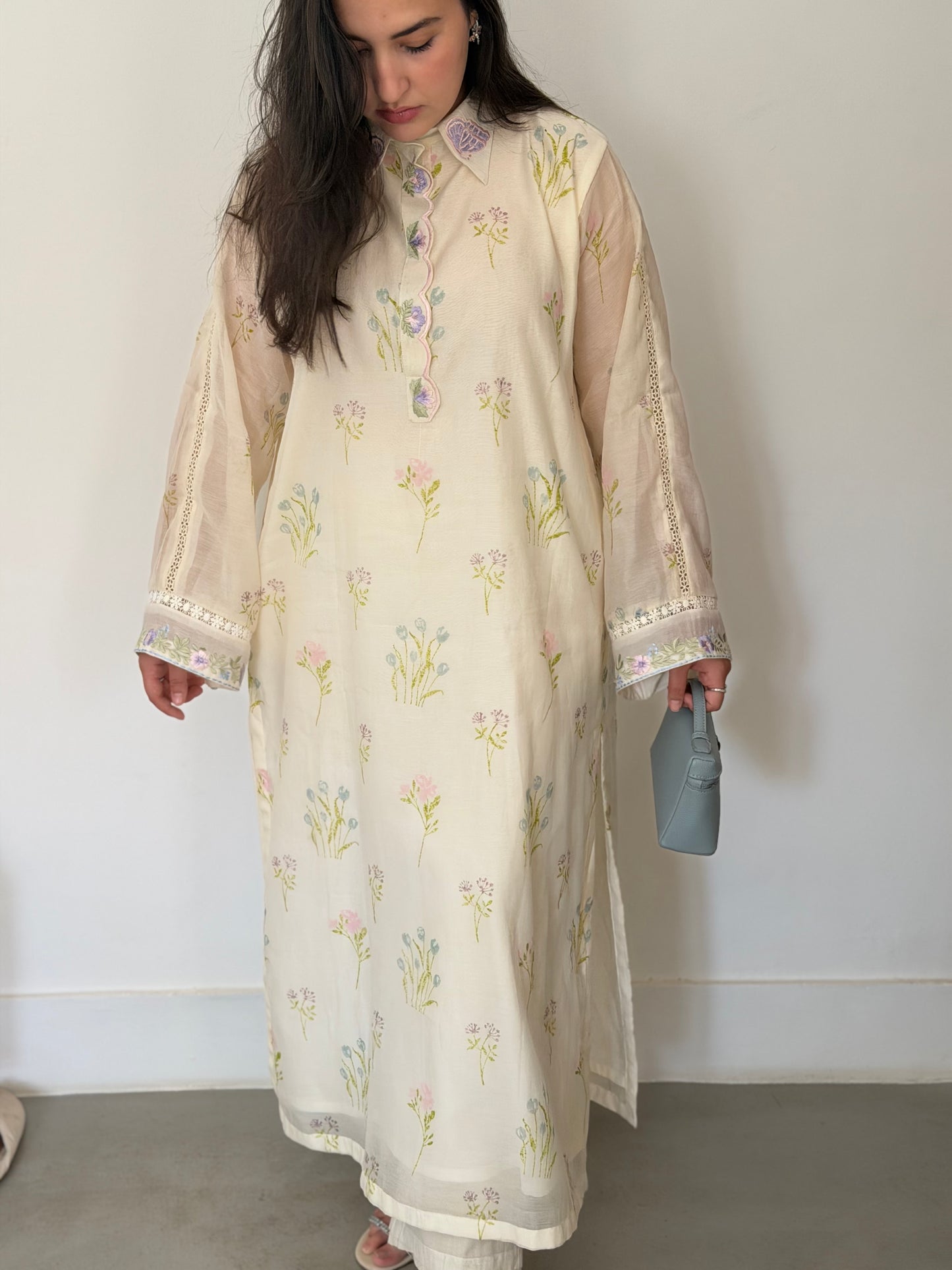 Block printed Aaba